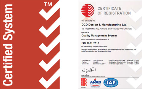 ISO 9001 Certificate